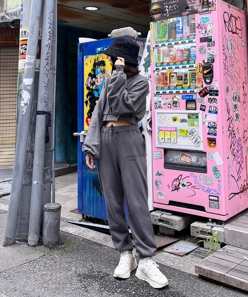 Heather(ヘザー)の「HOLiCスウェットパンツ 164315(スウェットパンツ・レディース・スミクロ/オフホワイト/ブラック・M/XL)」の12枚目の写真