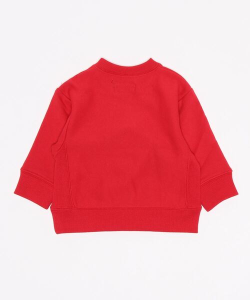 BIG FIELD(ビッグフィールド)の「カレッジプリントトレーナー(80~150cm)(スウェット・キッズ・ブラック/オフホワイト/レッド・80/90/95/100/110/120/130/140/150)」の4枚目の写真