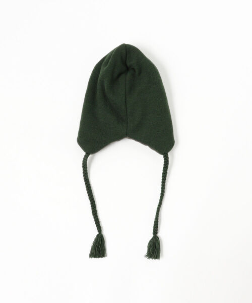 BEAMS（ビームス）の「BEAMS / イヤーフラップ ワッチキャップ（ニットキャップ/ビーニー・メンズ・ブラック/グリーン/パープル・ONE SIZE）」の7枚目の写真