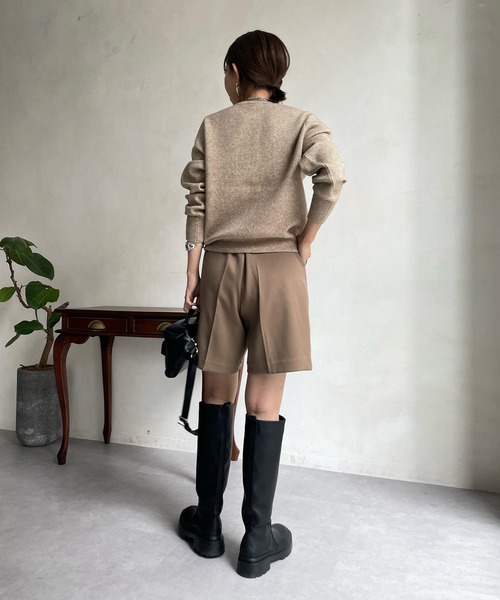 DouDou（ドゥドゥ）の「NEWカルゼショートパンツ（その他パンツ・レディース・ブラック/キャメル/グレー・FREE）」の17枚目の写真