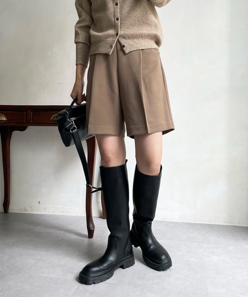 DouDou（ドゥドゥ）の「NEWカルゼショートパンツ（その他パンツ・レディース・ブラック/キャメル/グレー・FREE）」の20枚目の写真