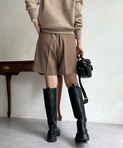 DouDou（ドゥドゥ）の「NEWカルゼショートパンツ（その他パンツ・レディース・ブラック/キャメル/グレー・FREE）」の21枚目の写真