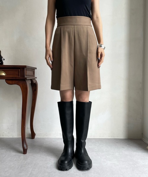 DouDou（ドゥドゥ）の「NEWカルゼショートパンツ（その他パンツ・レディース・ブラック/キャメル/グレー・FREE）」の22枚目の写真
