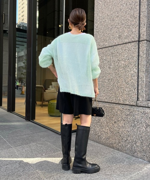 DouDou（ドゥドゥ）の「NEWカルゼショートパンツ（その他パンツ・レディース・ブラック/キャメル/グレー・FREE）」の8枚目の写真