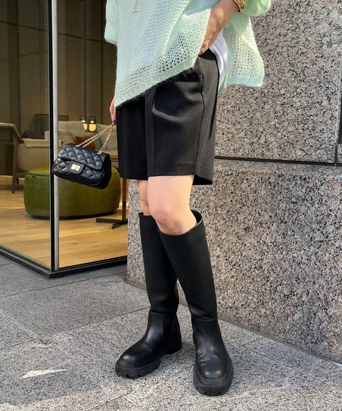 DouDou（ドゥドゥ）の「NEWカルゼショートパンツ（その他パンツ・レディース・ブラック/キャメル/グレー・FREE）」の9枚目の写真