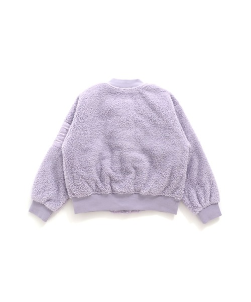 JENNI love（ジェニィラブ）の「防風ボアブルゾン（ブルゾン・キッズ・ベージュ/ブラック/ラベンダー・150cm/160cm/130cm/140cm）」の13枚目の写真