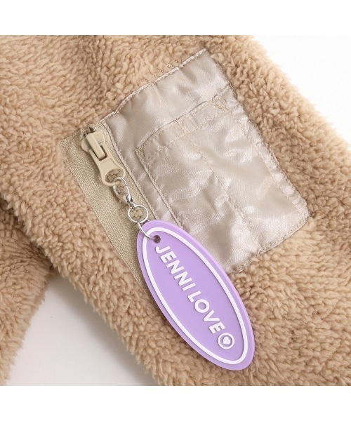 JENNI love（ジェニィラブ）の「防風ボアブルゾン（ブルゾン・キッズ・ベージュ/ブラック/ラベンダー・150cm/160cm/130cm/140cm）」の17枚目の写真