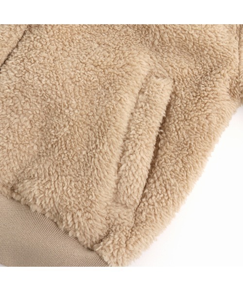 JENNI love（ジェニィラブ）の「防風ボアブルゾン（ブルゾン・キッズ・ベージュ/ブラック/ラベンダー・150cm/160cm/130cm/140cm）」の21枚目の写真