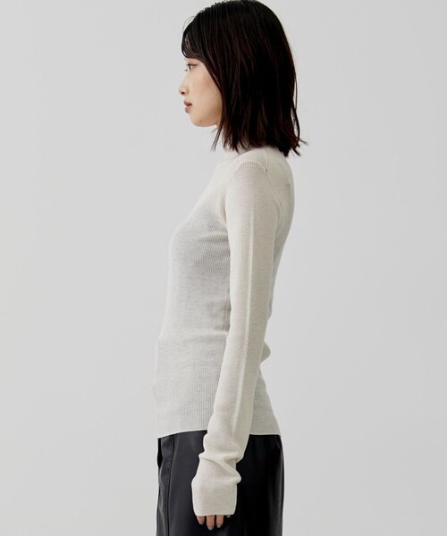 city（シティ）の「【CITY】ピュアカシミヤウォッシャブルニット［洗える］（ニット/セーター・レディース・ブラック/ブルー/アイボリー/マスタード・FREE）」の16枚目の写真