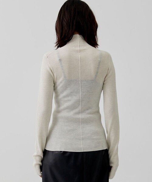 city（シティ）の「【CITY】ピュアカシミヤウォッシャブルニット［洗える］（ニット/セーター・レディース・ブラック/ブルー/アイボリー/マスタード・FREE）」の11枚目の写真