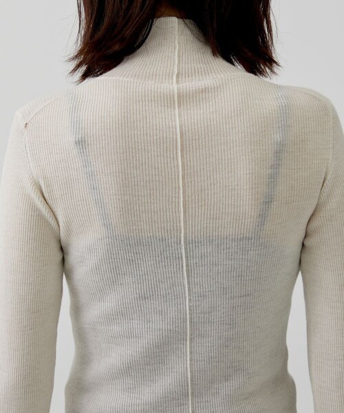 city（シティ）の「【CITY】ピュアカシミヤウォッシャブルニット［洗える］（ニット/セーター・レディース・ブラック/ブルー/アイボリー/マスタード・FREE）」の6枚目の写真