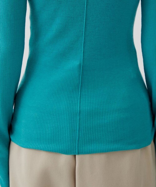 city（シティ）の「【CITY】ピュアカシミヤウォッシャブルニット［洗える］（ニット/セーター・レディース・ブラック/ブルー/アイボリー/マスタード・FREE）」の10枚目の写真