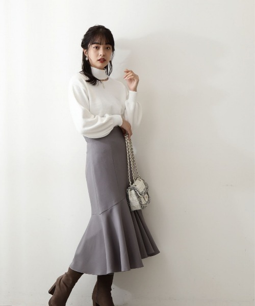 PROPORTION BODY DRESSING（プロポーションボディドレッシング）の「2Wayミニフェザーチェーンニット / 1212270027（ニット/セーター・レディース・ブラウン/ライトグリーン/ホワイト系その他・SMALL/MEDIUM）」の6枚目の写真