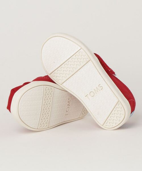 TOMS（トムス）の「TOMS ALPARGATA (Red Canvas)（スニーカー・キッズ・レッド・13.0cm）」の3枚目の写真