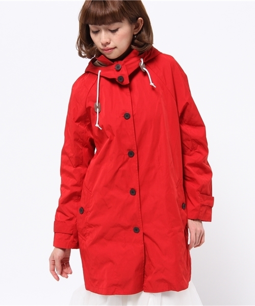 OUTLET(アウトレット)の「【Ciaopanic】メモリー二重織リ取リ外シフード付キ(ブルゾン・レディース・ネイビー/ベージュ/レッド・FREE)」の3枚目の写真