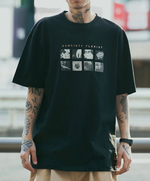 Subciety(サブサエティ)の「FLORIST TEE(Tシャツ/カットソー・メンズ・ホワイト/ブラック/グリーン・X-LARGE/LARGE/XX-LARGE/SMALL/MEDIUM)」の8枚目の写真