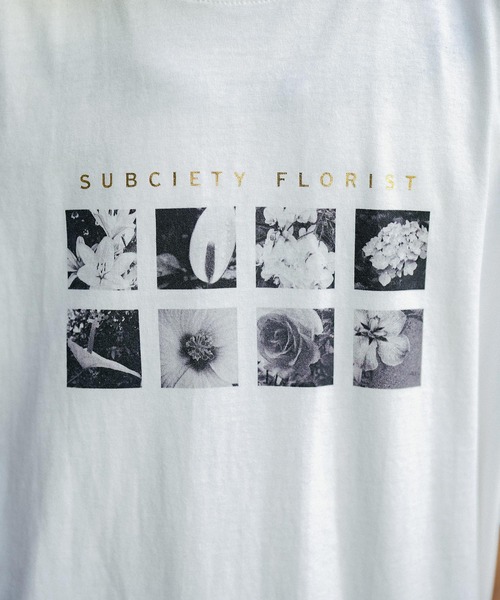 Subciety(サブサエティ)の「FLORIST TEE(Tシャツ/カットソー・メンズ・ホワイト/ブラック/グリーン・X-LARGE/LARGE/XX-LARGE/SMALL/MEDIUM)」の10枚目の写真
