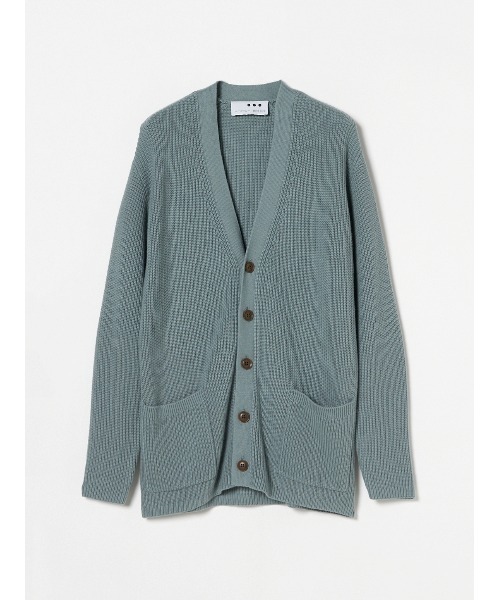 three dots(スリードッツ)の「コットンカシミヤ Vネックカーディガン(カーディガン/ボレロ・メンズ・ブラック/ブルーグリーン・LARGE/MEDIUM/SMALL)」の11枚目の写真