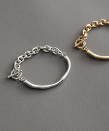 メタル×チェーンブレスレット