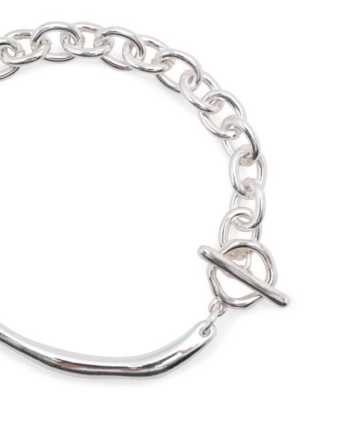 VIS（ビス）の「メタル×チェーンブレスレット（ブレスレット・レディース・ゴールド/シルバー・FREE）」の3枚目の写真