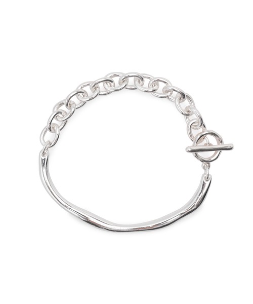 VIS（ビス）の「メタル×チェーンブレスレット（ブレスレット・レディース・ゴールド/シルバー・FREE）」の4枚目の写真