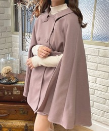 apres jour | 【５周年記念アイテム】ベルト付きケープコート【ZOZOTOWN限定アイテム】(ポンチョ)