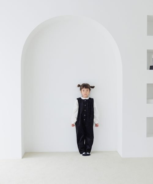 LOWRYS FARM(ローリーズファーム)の「コーデュロイサロペット 177165(サロペット/オーバーオール・キッズ・ブラック/ネイビー・110cm/120cm/130cm/140cm/150cm)」の5枚目の写真