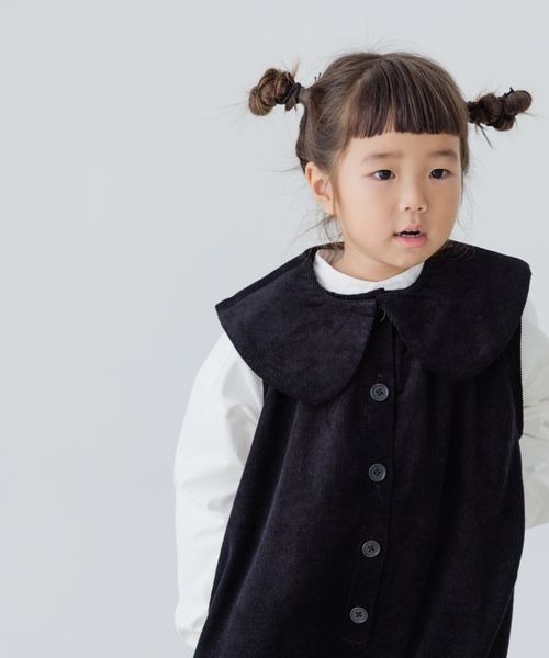 LOWRYS FARM(ローリーズファーム)の「コーデュロイサロペット 177165(サロペット/オーバーオール・キッズ・ブラック/ネイビー・110cm/120cm/130cm/140cm/150cm)」の10枚目の写真