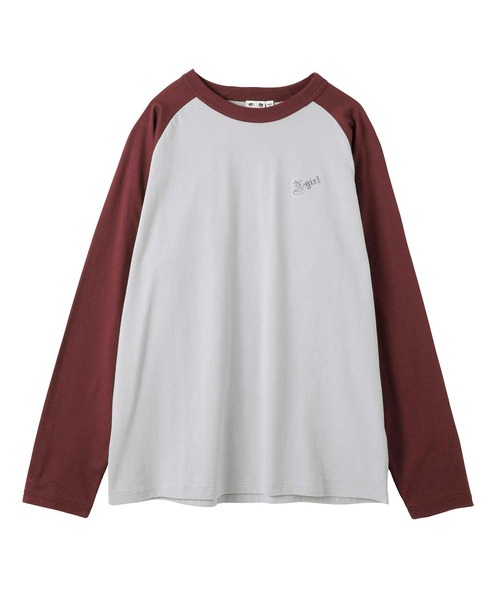 X-girl（エックスガール）の「RAGLAN L/S TEE（Tシャツ/カットソー・レディース・ブラック/グリーン/バーガンディー・S/M）」の17枚目の写真
