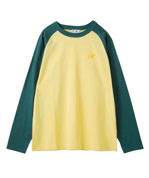 X-girl（エックスガール）の「RAGLAN L/S TEE（Tシャツ/カットソー・レディース・ブラック/グリーン/バーガンディー・S/M）」の18枚目の写真