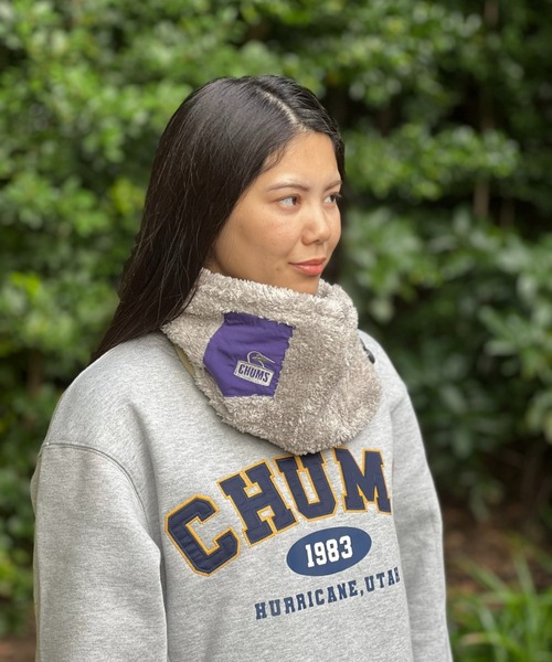 CHUMS(チャムス)の「【CHUMS】Bonding Fleece Neck Warmer(ネックウォーマー/スヌード・レディース・ブラック/ベージュ/グレー・FREE)」の1枚目の写真