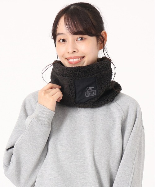 CHUMS(チャムス)の「【CHUMS】Bonding Fleece Neck Warmer(ネックウォーマー/スヌード・レディース・ブラック/ベージュ/グレー・FREE)」の10枚目の写真