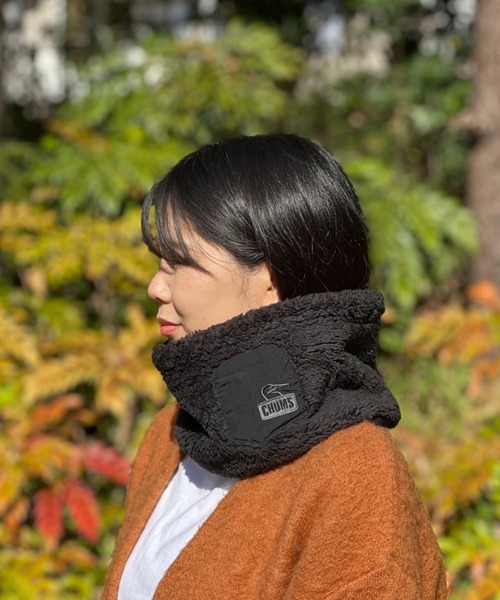 CHUMS(チャムス)の「【CHUMS】Bonding Fleece Neck Warmer(ネックウォーマー/スヌード・レディース・ブラック/ベージュ/グレー・FREE)」の20枚目の写真
