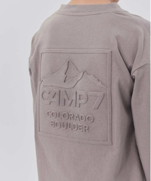 CAMP7（キャンプセブン）の「【CAMP7】エンボスロンＴ（Tシャツ/カットソー・キッズ・ベージュ/グリーン/ブラック/ブルー・130/140/160/120/150/105）」の19枚目の写真