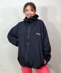 ROXY/ロキシー ルーズシルエット/無地ワンポイントロゴナイロンジャケット   RJK231622T