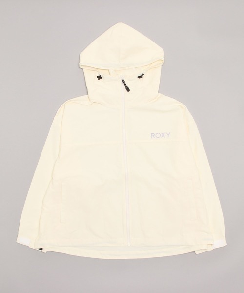 ROXY(ロキシー)の「ROXY/ロキシー ルーズシルエット/無地ワンポイントロゴナイロンジャケット RJK231622T(マウンテンパーカー・レディース・ホワイト/ブラック/グリーン・L/M)」の19枚目の写真