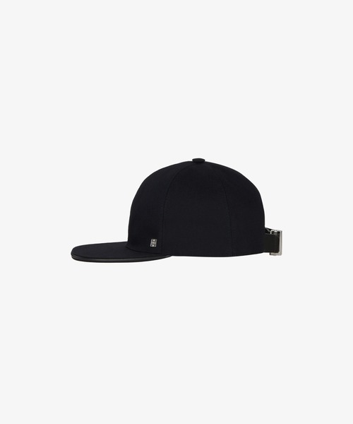 GIVENCHY(ジバンシイ)の「Cap in 4G canvas and leather(キャップ・メンズ・ブラック・FREE)」の3枚目の写真