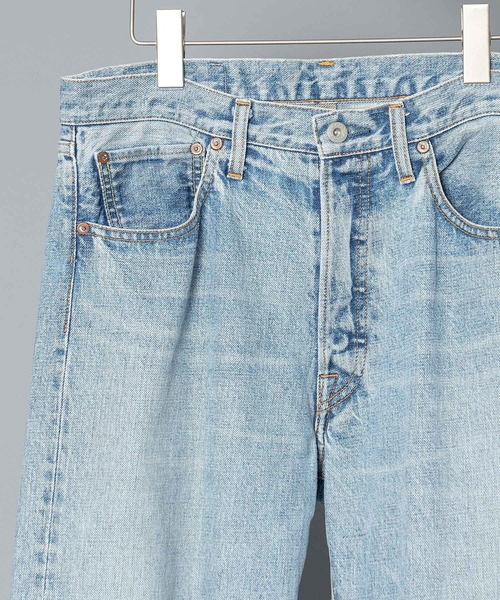 CAL O LINE（キャルオーライン）の「【 CAL O LINE / キャル オー ライン 】 CAL O LINE JEANS STRAIGHT / ストレートデニム（デニムパンツ・メンズ・ライトブルー・30/32/34）」の4枚目の写真