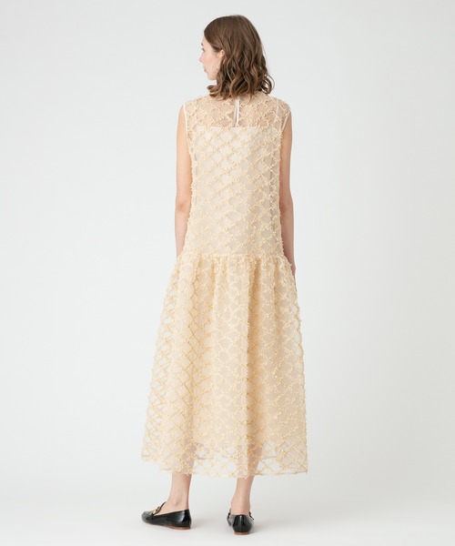 【期間限定】LOULOU WILLOUGHBYパピヨンフラワーチュールワンピース 21241014210_6a9fd5cda09887f594
