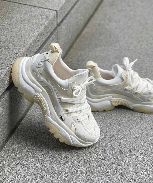 ASH（アッシュ）の「【ALFA】チャンキースリッポンスニーカー（スニーカー・レディース・ホワイト/ブラック・39/37/35/38/36）」の6枚目の写真