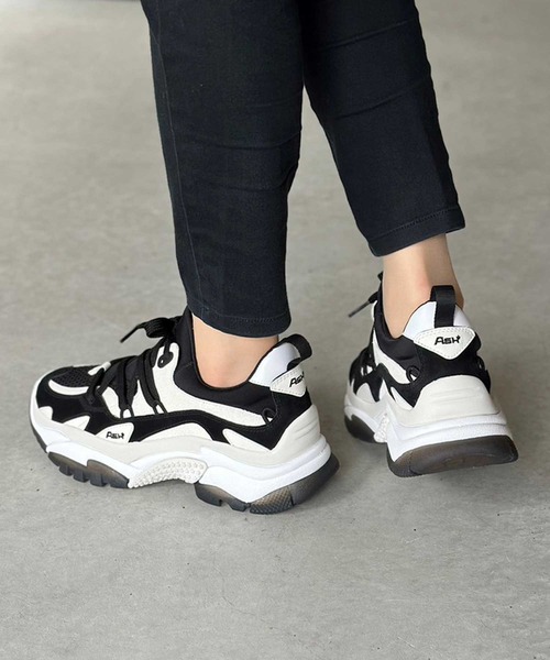 ASH（アッシュ）の「【ALFA】チャンキースリッポンスニーカー（スニーカー・レディース・ホワイト/ブラック・39/37/35/38/36）」の8枚目の写真