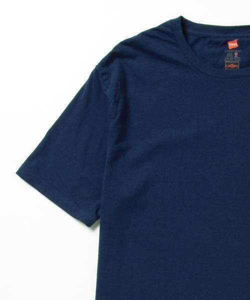 HANES(ヘインズ)の「HANES×BEAMS / 別注 ポケット Tシャツ(Tシャツ/カットソー・メンズ・ネイビー/ブラック/ホワイト・LARGE/X-SMALL/MEDIUM/SMALL)」の11枚目の写真