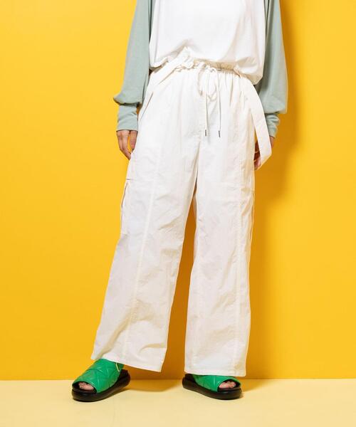 CITEN(シテン)の「<CITEN>ユーティリティ カーゴパンツ ホワイト(カーゴパンツ・レディース・オフホワイト・S/M)」の3枚目の写真