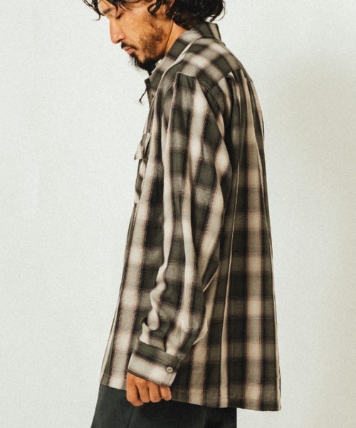 25ss 新品 MINUS マイナス オンブレチェックシャツ 1 25ss 新品 MINUS