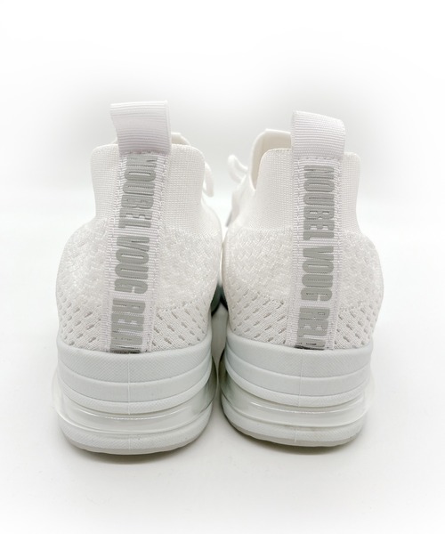 Noubel Voug Relax（ヌーベルヴォーグリラックス）の「美脚☆レースアップニットスニーカー（スニーカー・レディース・グレー/ブラック/ホワイト/ベージュ・S/3L/M/LL/L）」の20枚目の写真