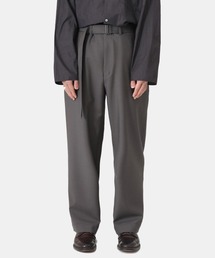 marka | marka / マーカ：BELTED PANTS - organic wool × mohair tropical -：M23A-09PT02C[COR](スラックス)