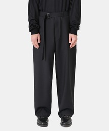 marka | marka / マーカ：BELTED PANTS - organic wool × mohair tropical -：M23A-09PT02C[COR](スラックス)