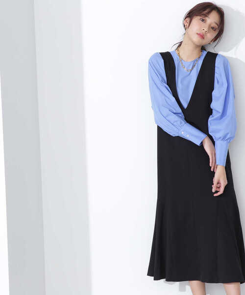 NATURAL BEAUTY BASIC（ナチュラルビューティーベーシック）の「ボリュームスリーブブラウス（シャツ/ブラウス・レディース・イエロー/ブルー/ベージュ・SMALL/MEDIUM）」の13枚目の写真