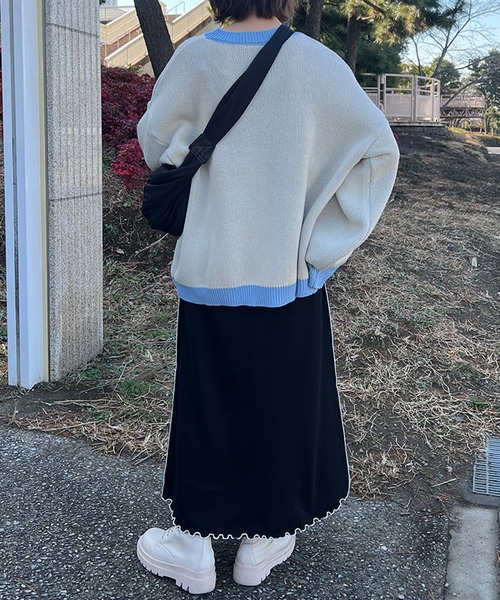 kutir（クティール）の「裏毛メロースウェットスカート（スカート・レディース・杢グレー/アイボリー/ブラック・LARGE/MEDIUM/SMALL）」の12枚目の写真