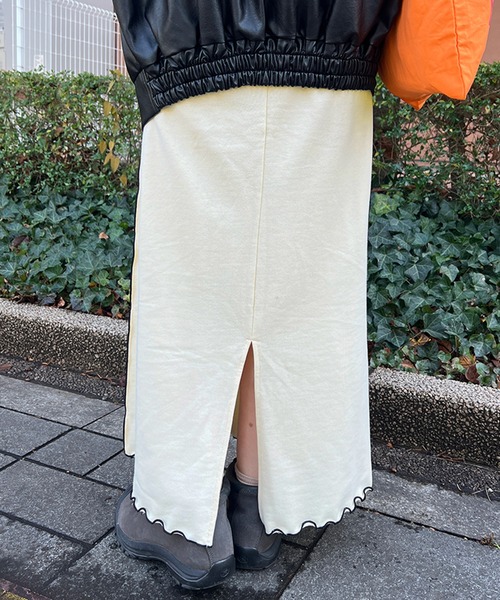 kutir（クティール）の「裏毛メロースウェットスカート（スカート・レディース・杢グレー/アイボリー/ブラック・LARGE/MEDIUM/SMALL）」の5枚目の写真